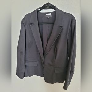 Plus Size Lane Bryant Blazer Jacket Size 24 Black